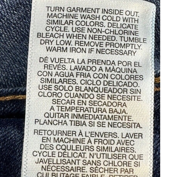 Kensie Jeans‎ Blue Denim Embroidered Floral Skinny Fit 10/30 Streetwear 67-39 - Picture 5 of 14